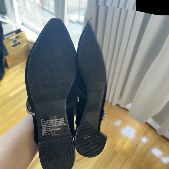 Velvet flats with sparkle - Picture 7 of 7